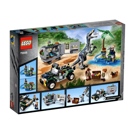 LEGO Jurassic World 75935 Starcie z barionyksem: poszukiwanie skarbów